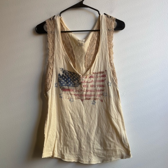 Free People | America Crochet Detail Tank - Picture 3 of 5